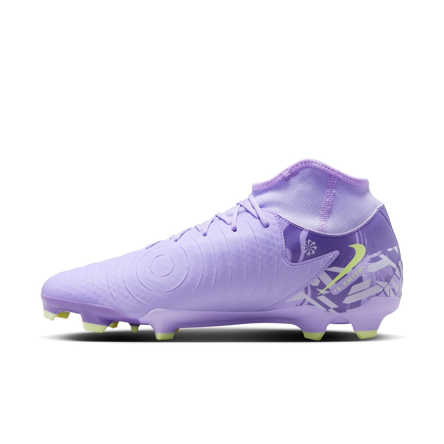 Nike United Phantom Luna 2 Academy FG Firm Ground Soccer Cleat - Purple Agate/Barely Volt