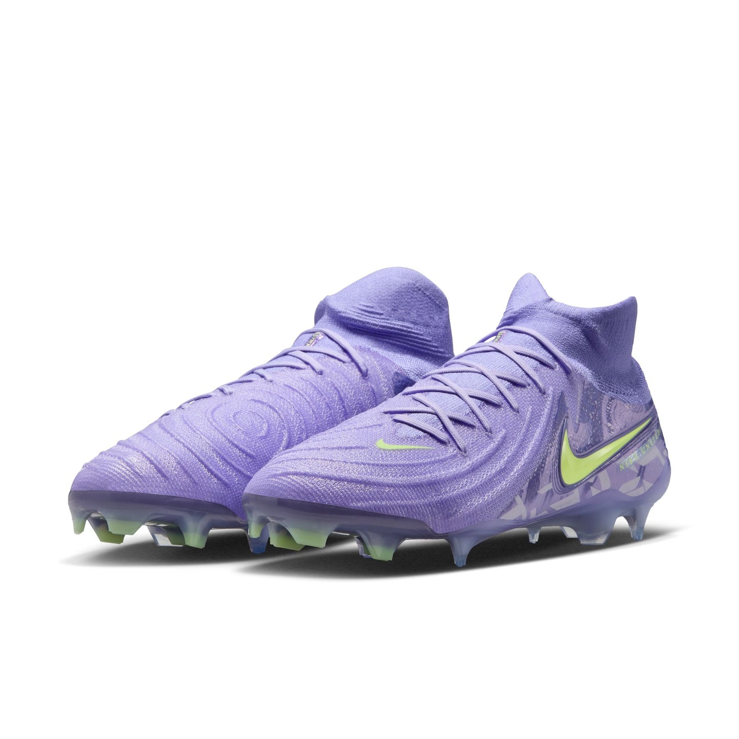 Nike United Phantom Luna 2 Elite FG Firm Ground Soccer Cleat - Purple Agate/Barely Volt