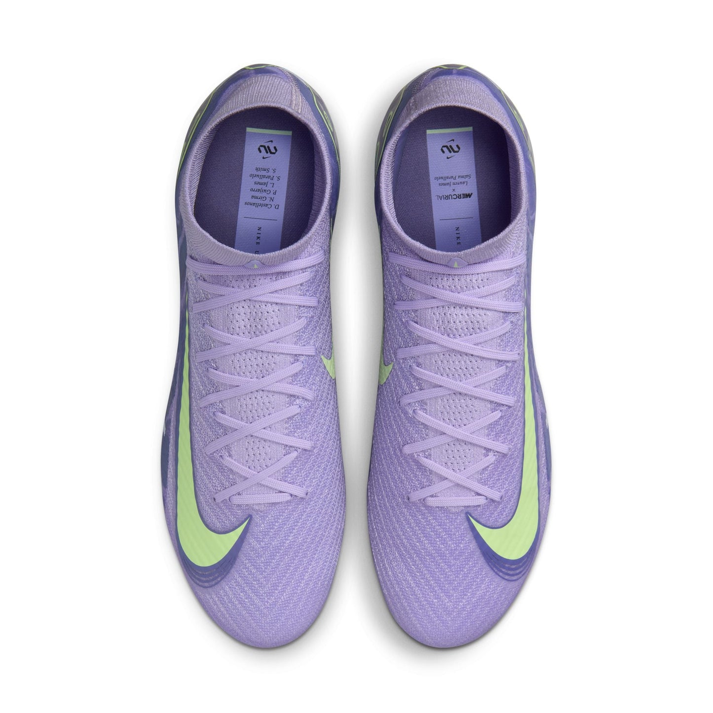 Nike United Mercurial Superfly 10 Elite FG Firm Ground Soccer Cleat - Purple Agate/Barely Volt