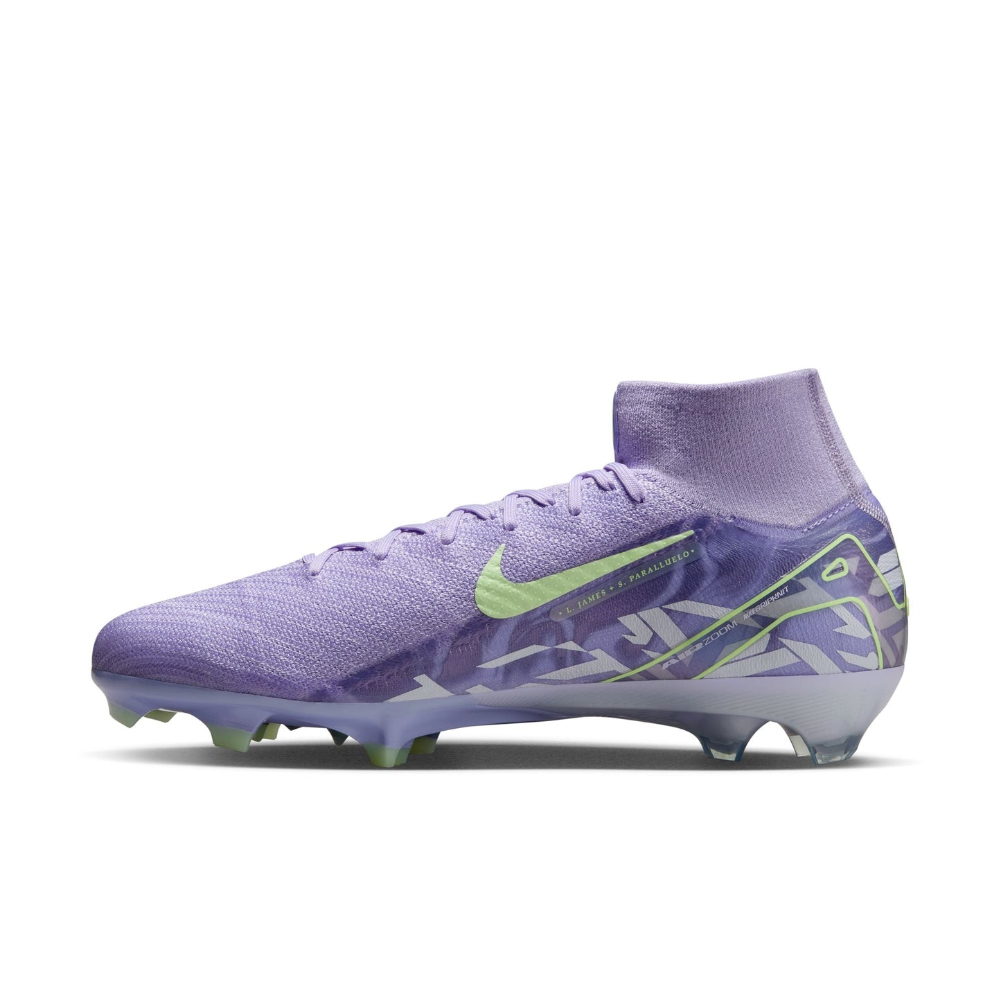 Nike United Mercurial Superfly 10 Elite FG Firm Ground Soccer Cleat - Purple Agate/Barely Volt