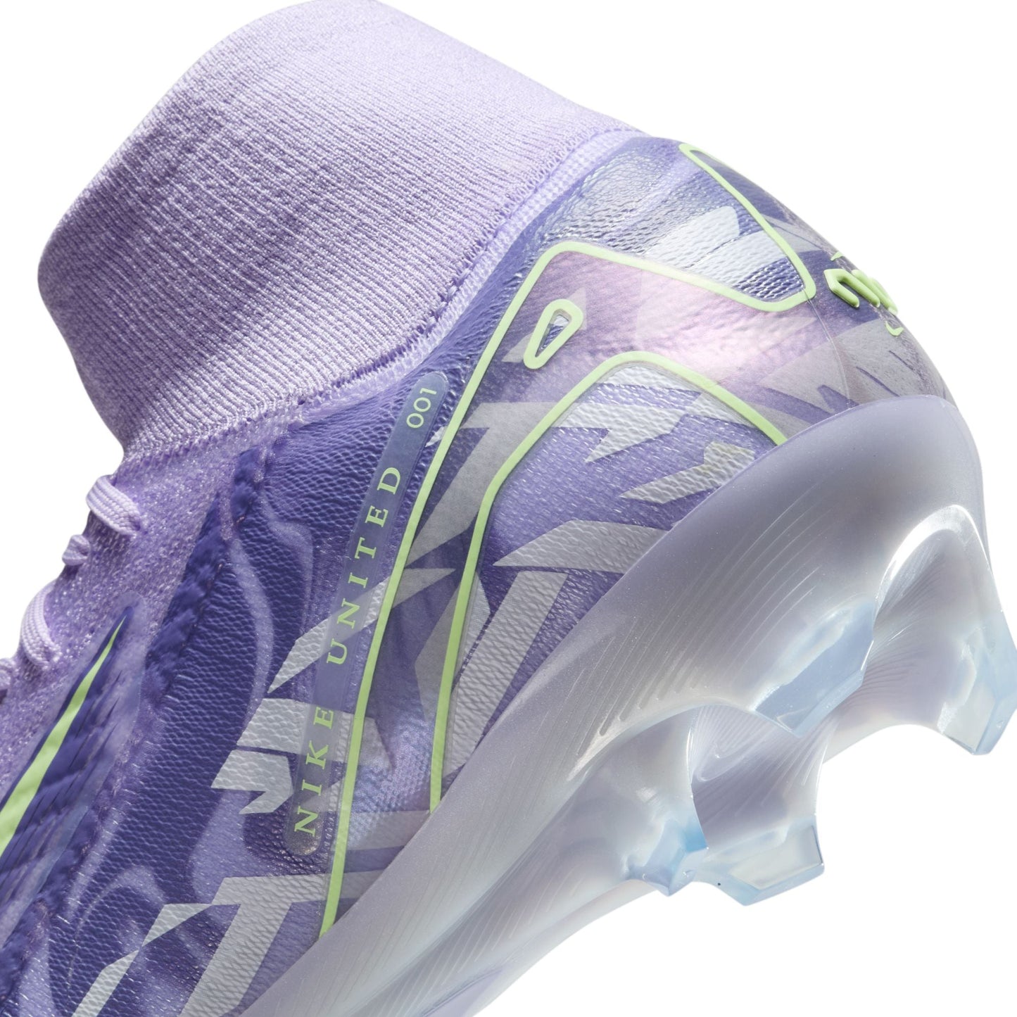 Nike United Mercurial Superfly 10 Elite FG Firm Ground Soccer Cleat - Purple Agate/Barely Volt