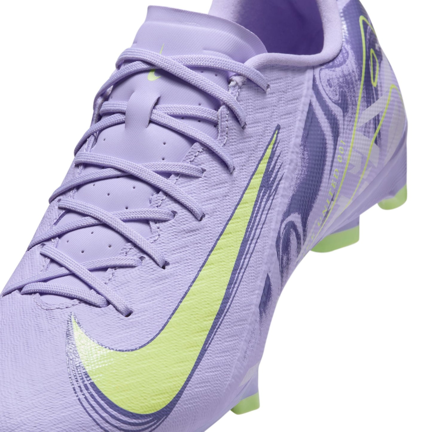 Nike United Mercurial Vapor 16 Academy FG/MG Firm Ground Soccer Cleat - Purple Agate/Barely Volt