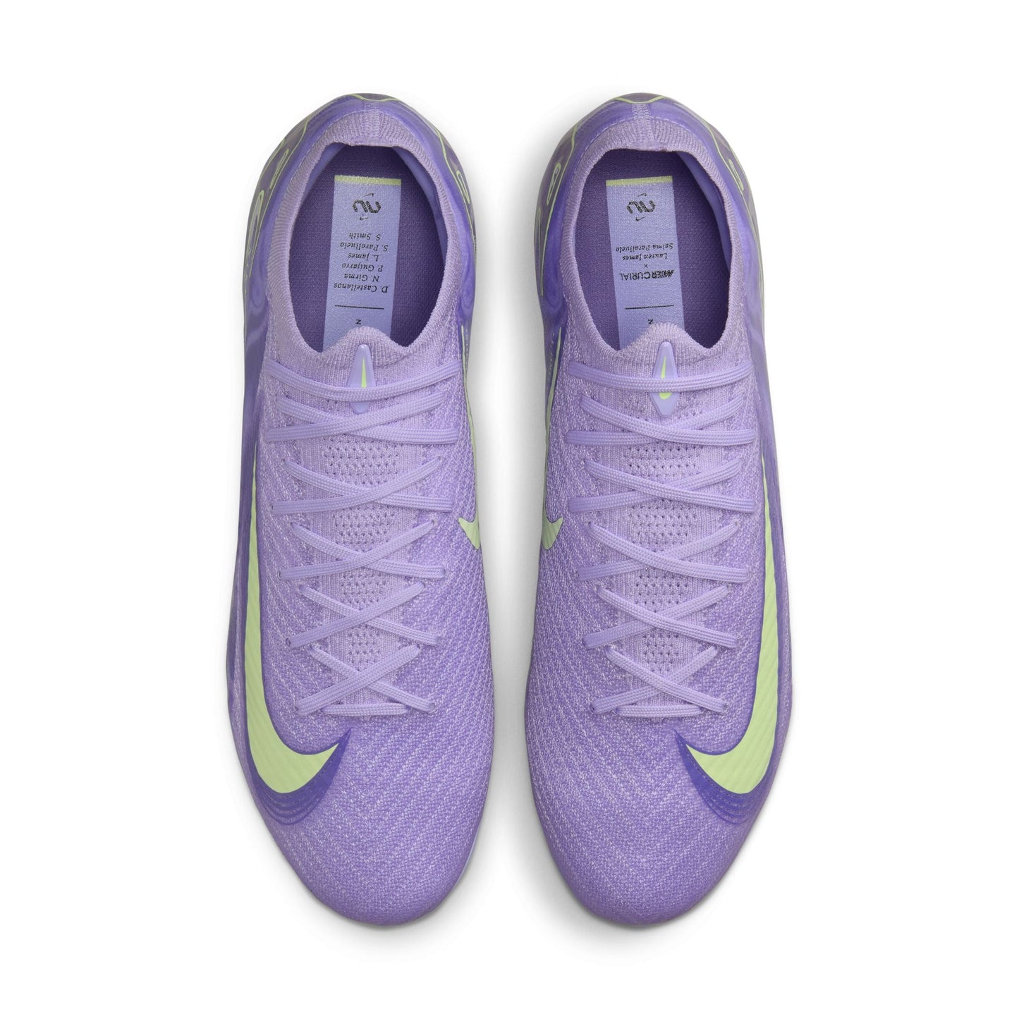 Nike United Mercurial Vapor 16 Elite FG Firm Ground Soccer Cleat - Purple Agate/Barely Volt