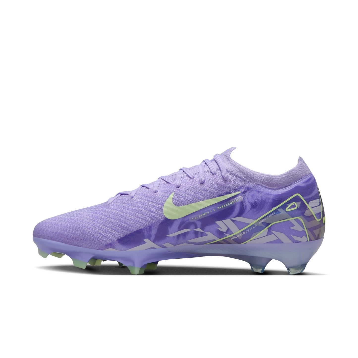 Nike United Mercurial Vapor 16 Elite FG Firm Ground Soccer Cleat - Purple Agate/Barely Volt