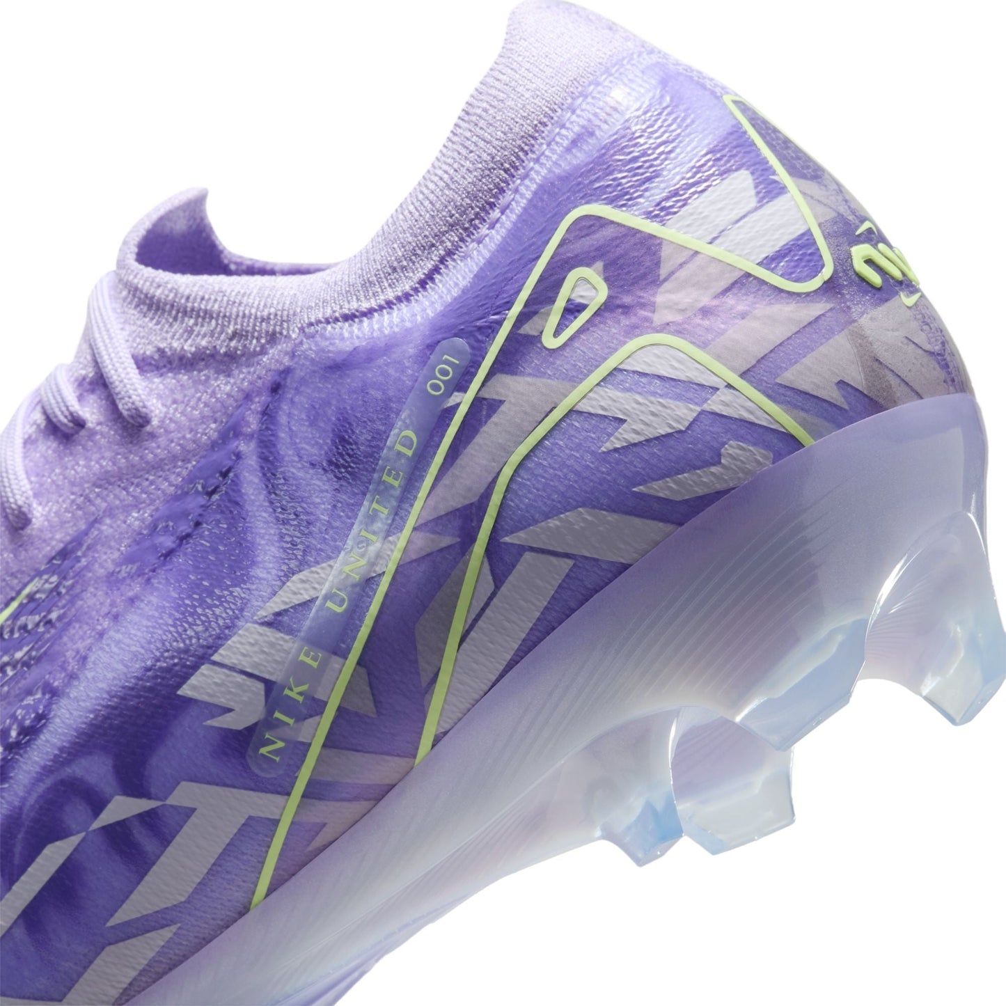 Nike United Mercurial Vapor 16 Elite FG Firm Ground Soccer Cleat - Purple Agate/Barely Volt