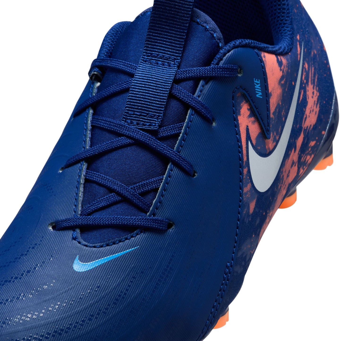 Nike Junior Phantom GX 2 Academy "Erling Haaland" FG Firm Ground Soccer Cleat - Blue Void/Chrome