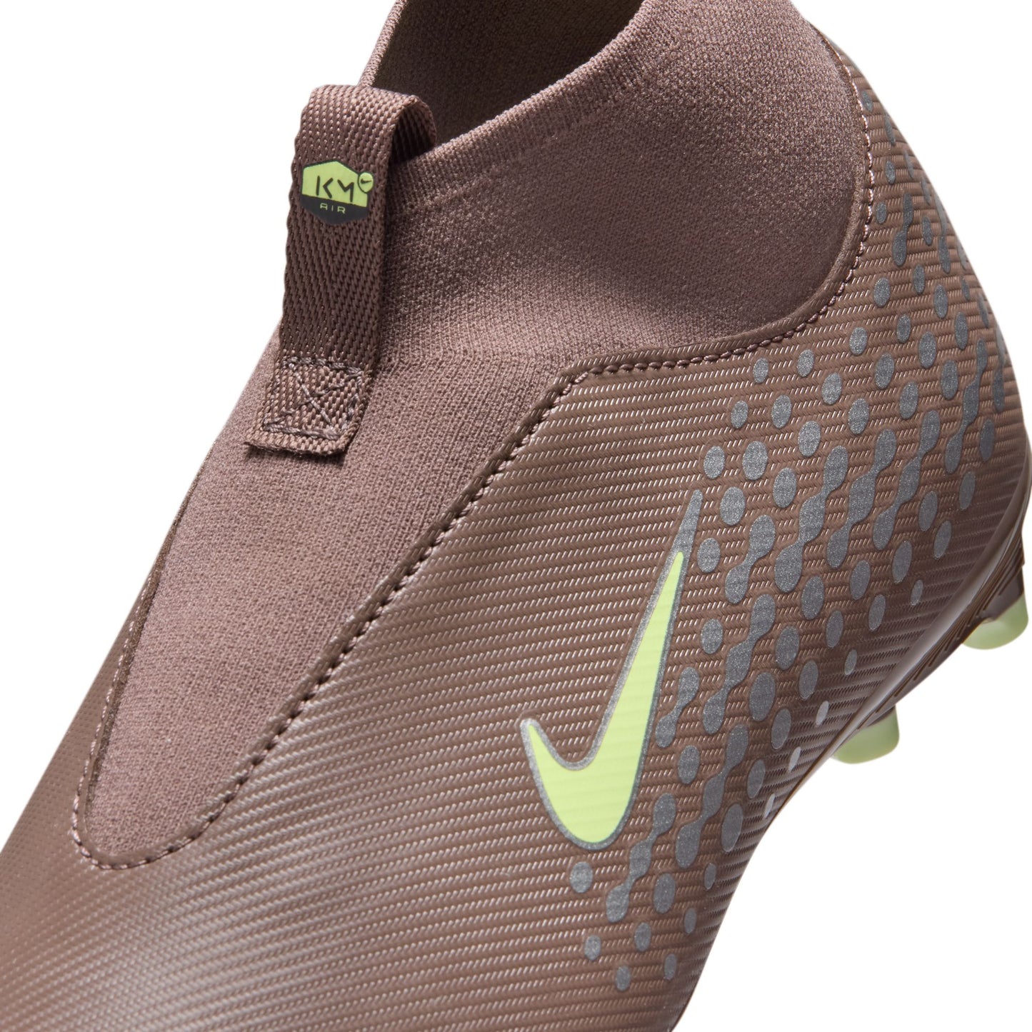 Nike Junior "Kylian Mbappe" Mercurial Superfly 10 Academy FG Firm Ground Soccer Cleat - Plum Eclipse/Metallic Silver