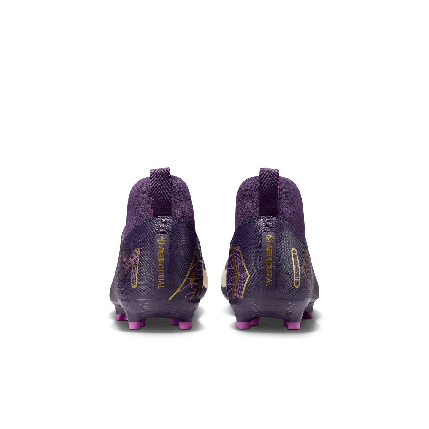 Nike Junior "Kylian Mbappe" Mercurial Superfly 10 Academy FG Firm Ground Soccer Cleat - Grand Purple/Pale Ivory
