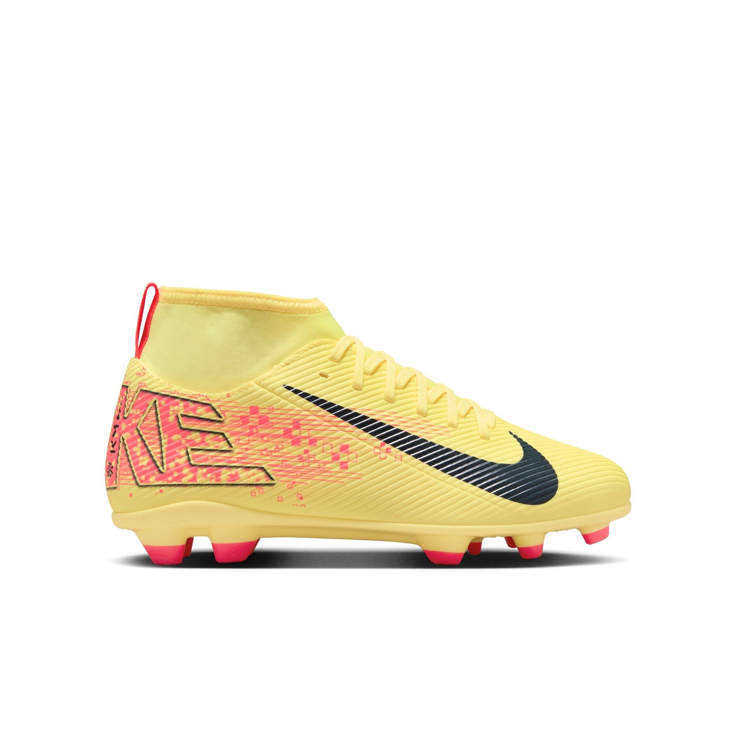 Nike Junior "Kylian Mbappe" Mercurial Superfly 10 Club FG/MG Firm Ground Soccer Cleat - Light Laser Orange/Armory Navy