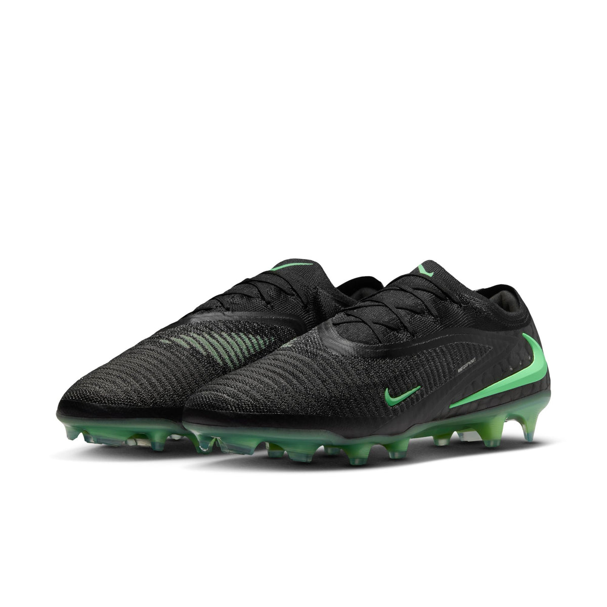 Nike Phantom 6 Low Elite FG Firm Ground Soccer Cleat - Black/Illusion Green/Black