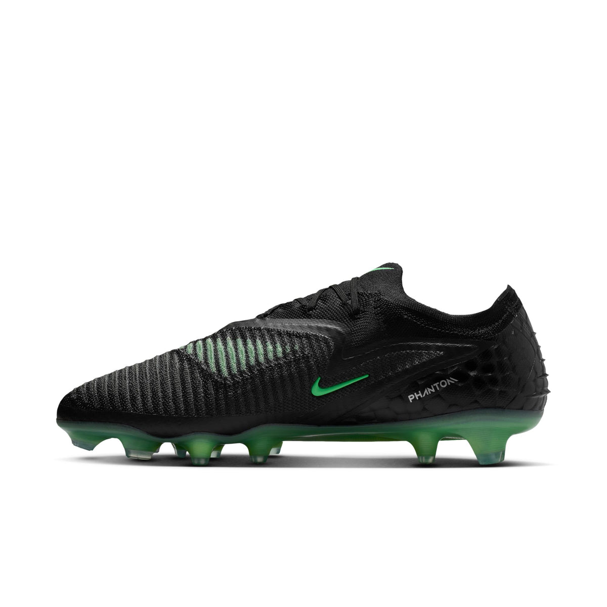 Nike Phantom 6 Low Elite FG Firm Ground Soccer Cleat - Black/Illusion Green/Black