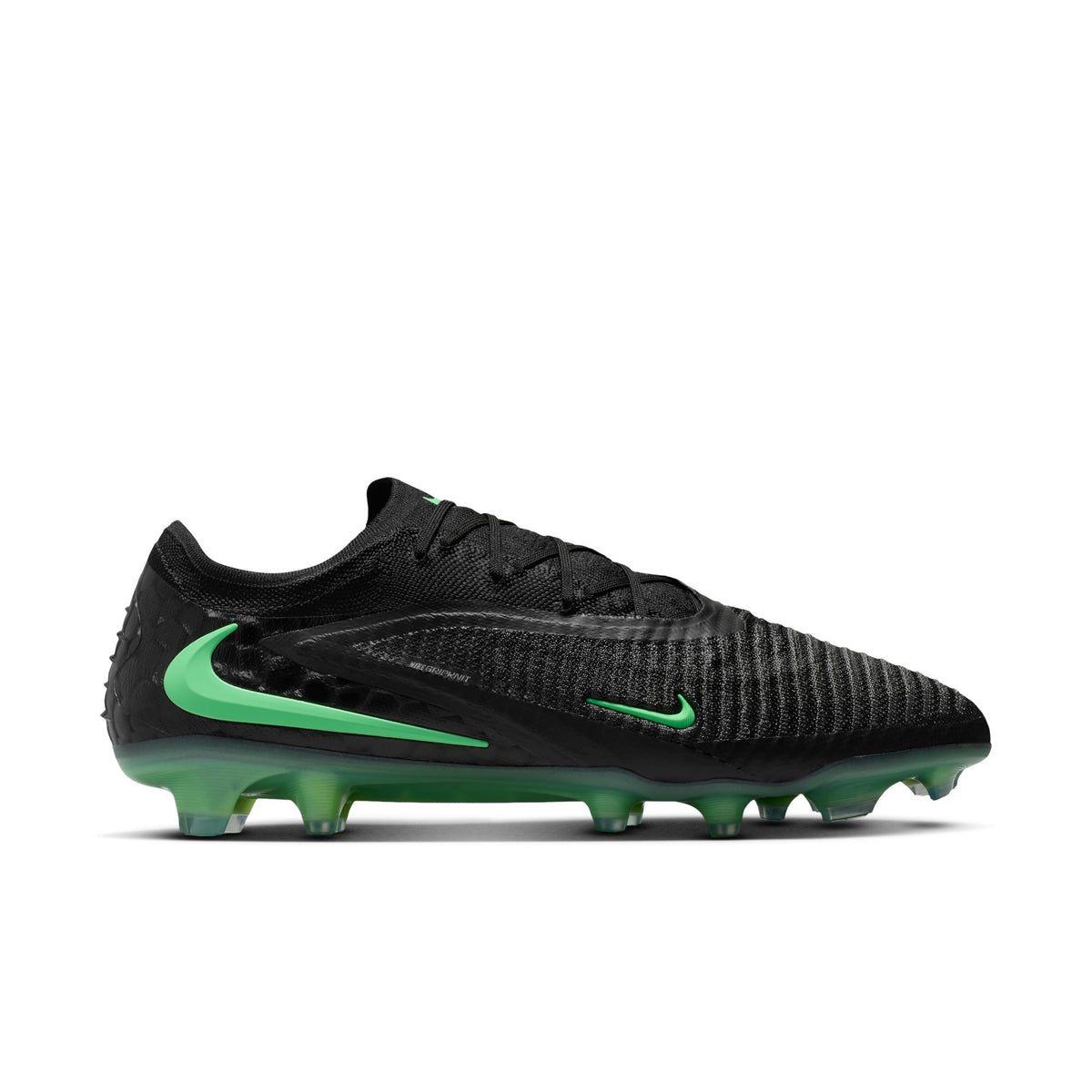 Nike Phantom 6 Low Elite FG Firm Ground Soccer Cleat - Black/Illusion Green/Black