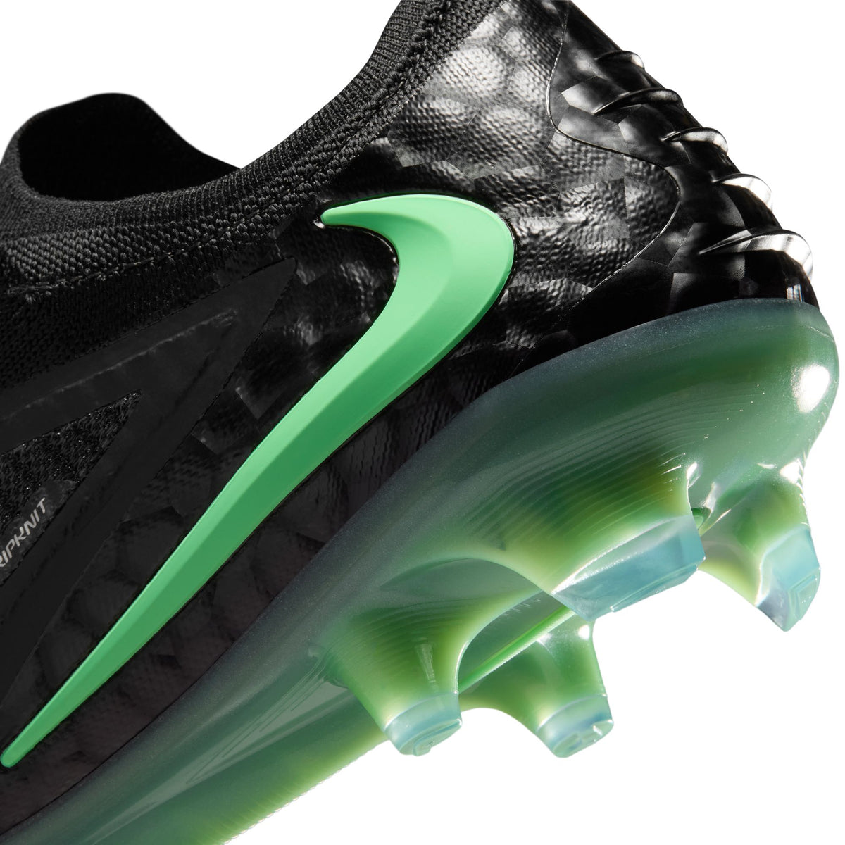 Nike Phantom 6 Low Elite FG Firm Ground Soccer Cleat - Black/Illusion Green/Black