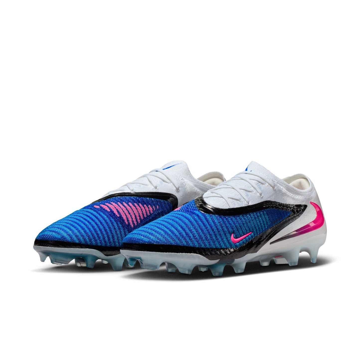 Nike Phantom 6 Low Elite FG Firm Ground Soccer Cleat - Racer Blue/Pink Blast/White