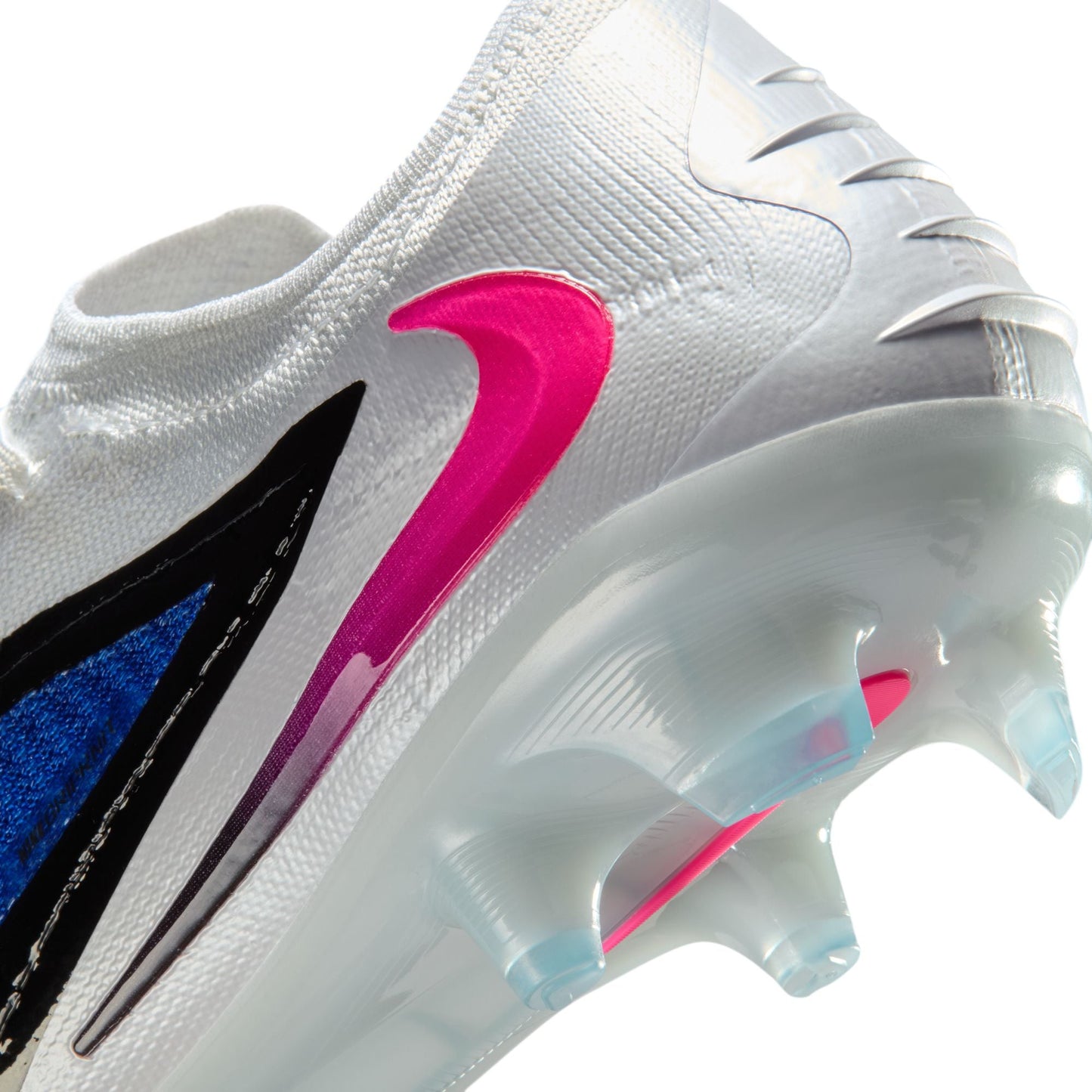 Nike Phantom 6 Low Elite FG Firm Ground Soccer Cleat - Racer Blue/Pink Blast/White