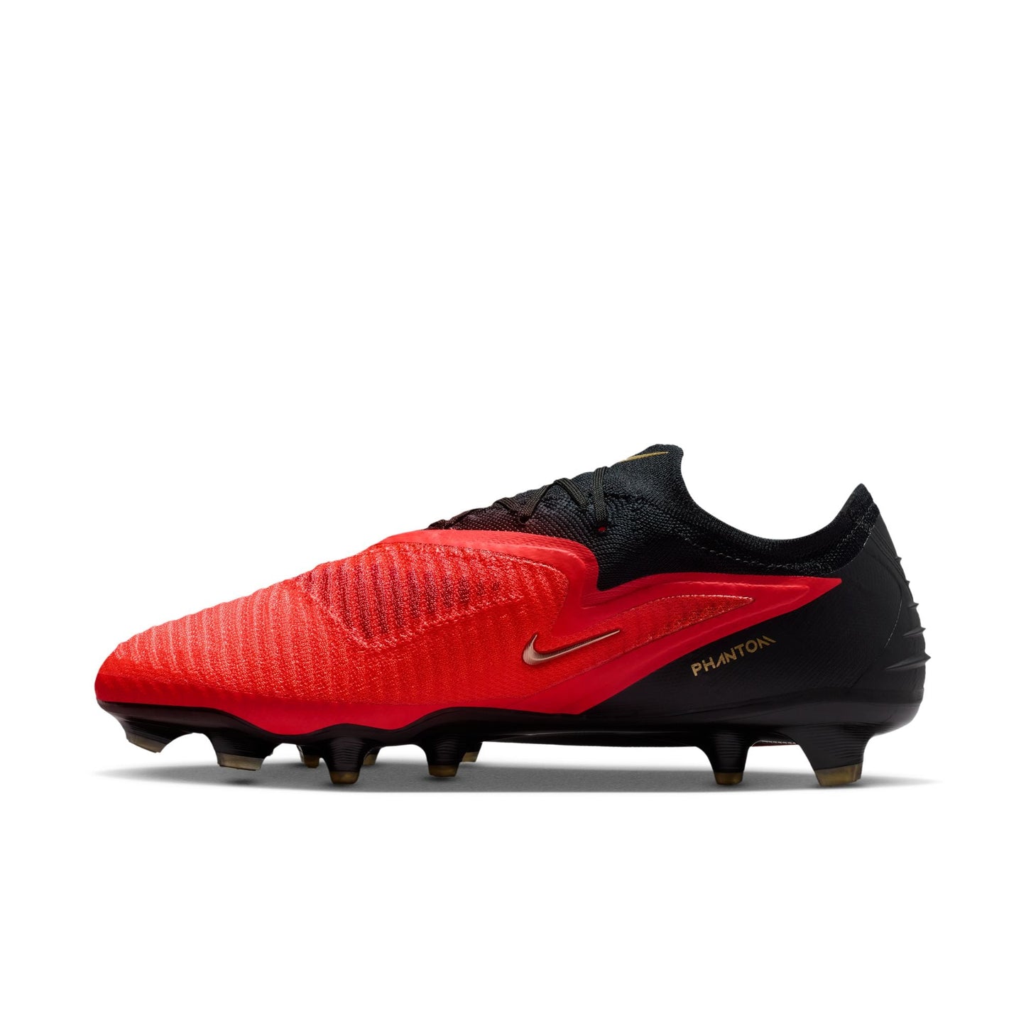 Nike Phantom 6 Low Elite FG Firm-Ground Soccer Cleats- Bright Crimson/Blur Black
