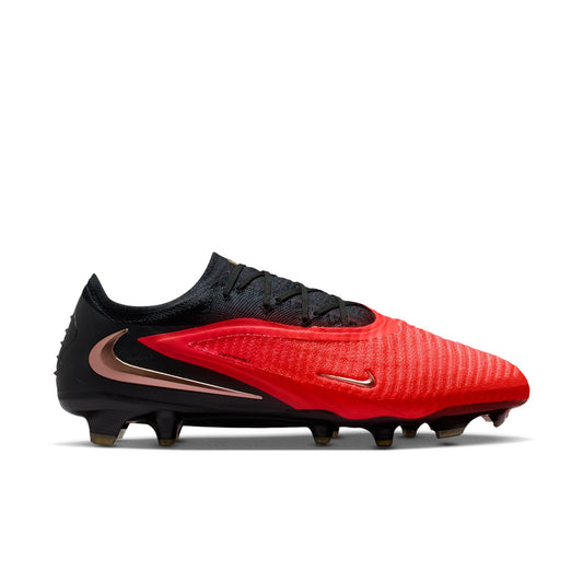 Nike Phantom 6 Low Elite FG Firm-Ground Soccer Cleats- Bright Crimson/Blur Black