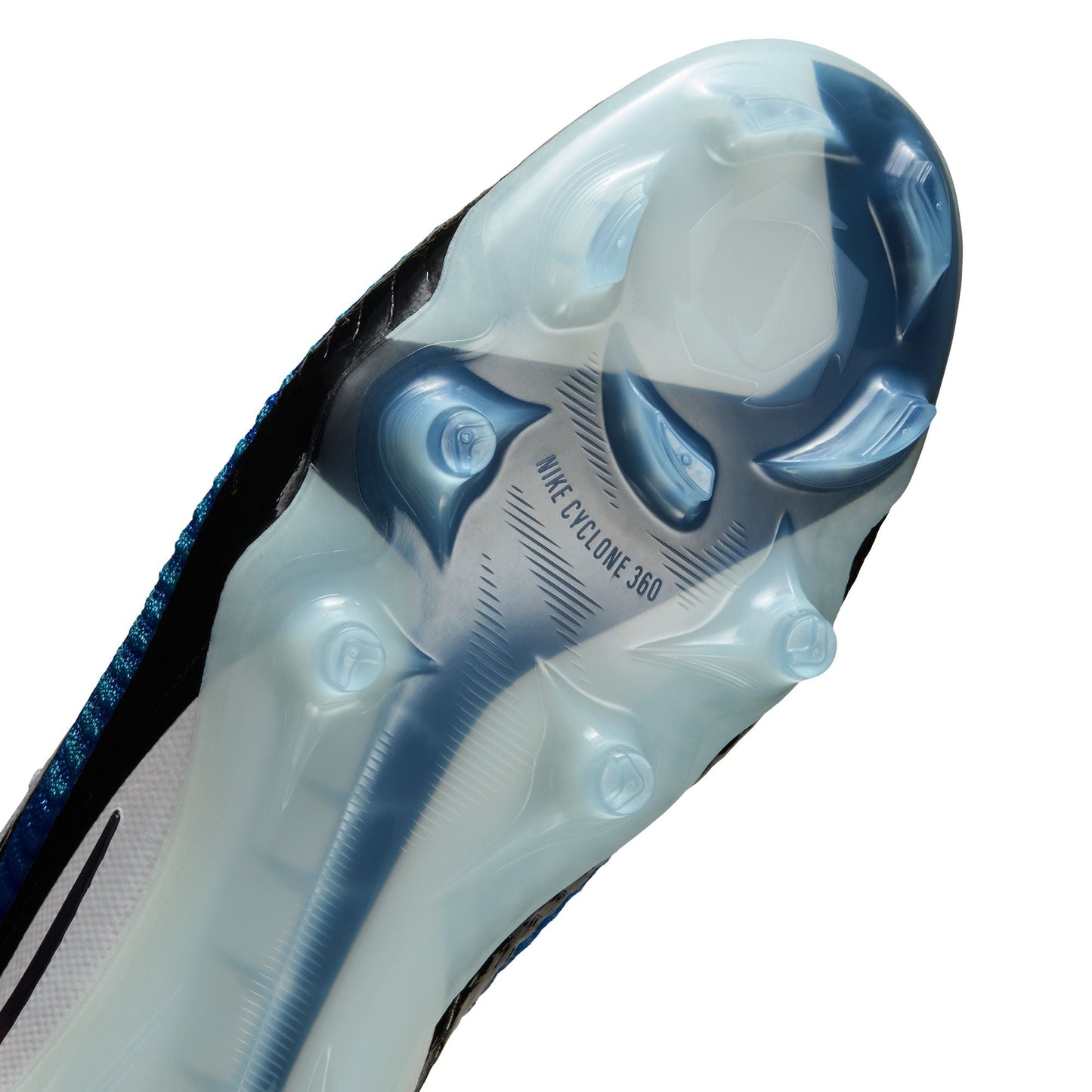 Nike Phantom 6 High Elite FG Firm Ground Soccer Cleat - Racer Blue/Pink Blast/White