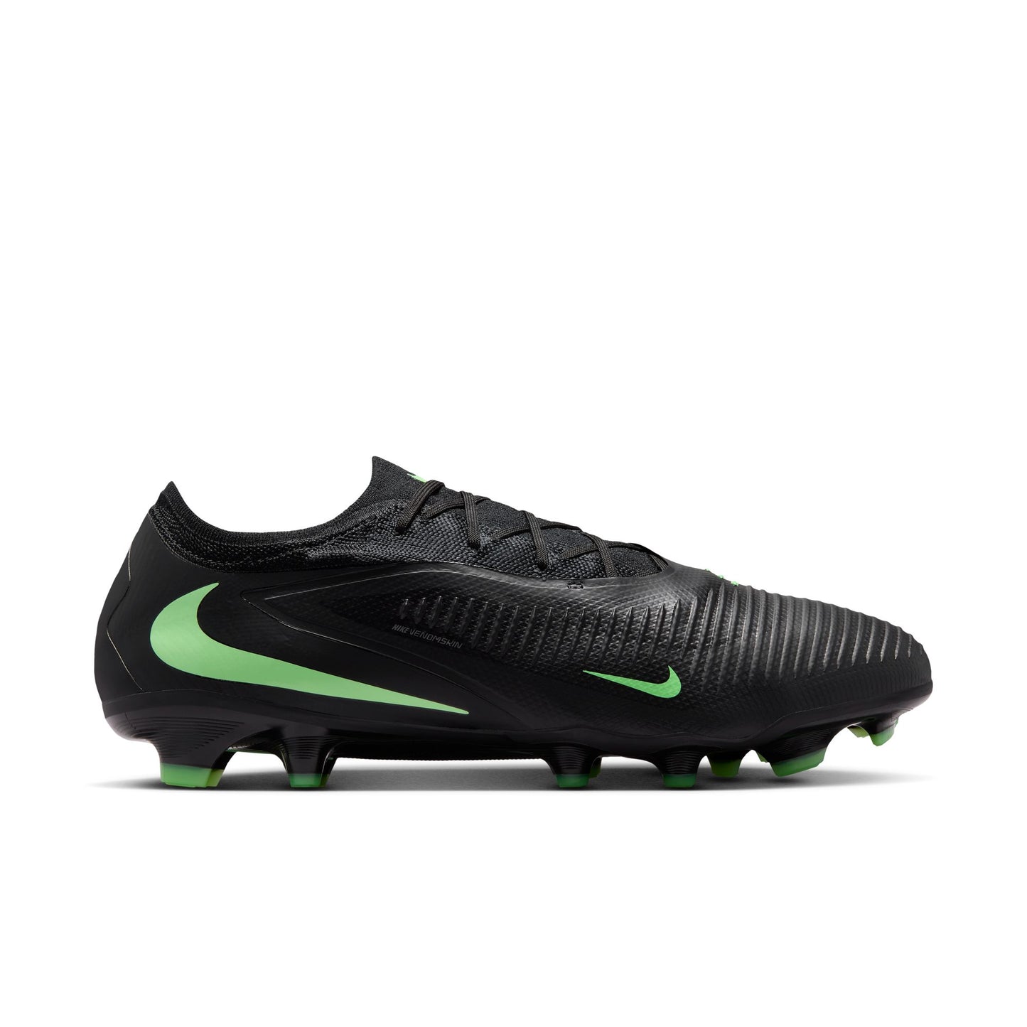 Nike Phantom 6 Low Pro FG Firm Ground Soccer Cleats -Black/Illusion Green/Black