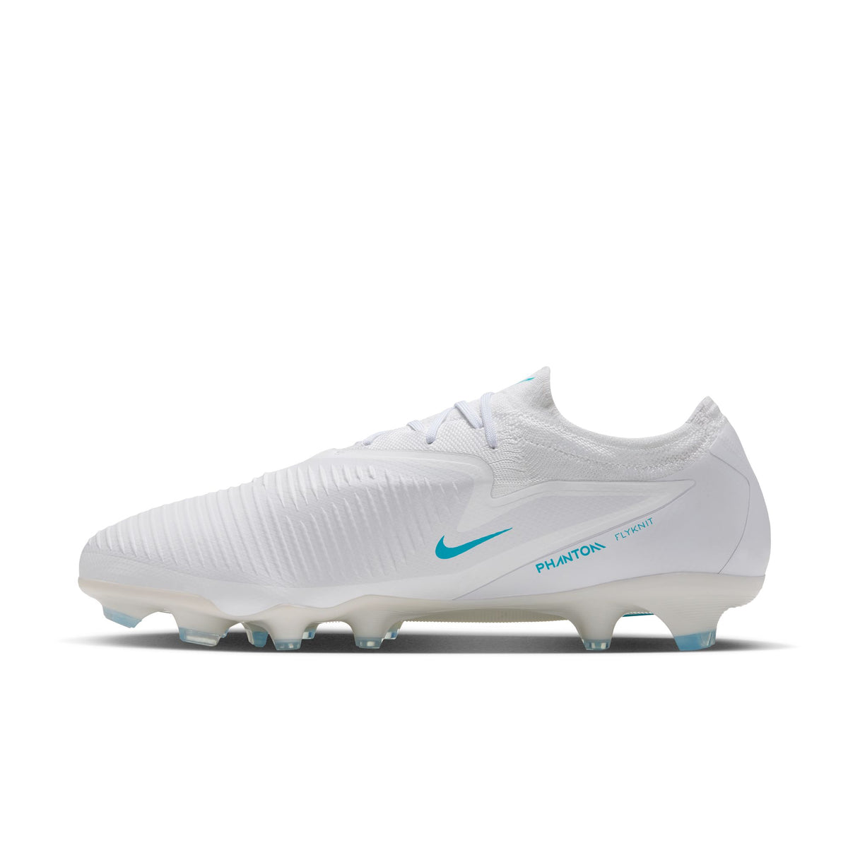 Nike Phantom 6 Low Pro FG Firm Ground Soccer Cleat - White/White/Dusty Cactus