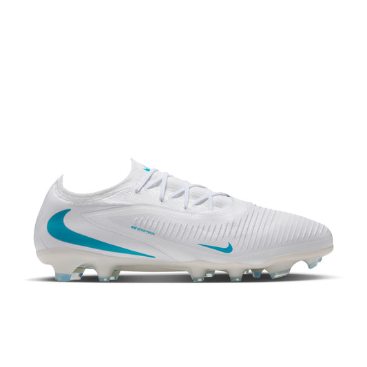 Nike Phantom 6 Low Pro FG Firm Ground Soccer Cleat - White/White/Dusty Cactus