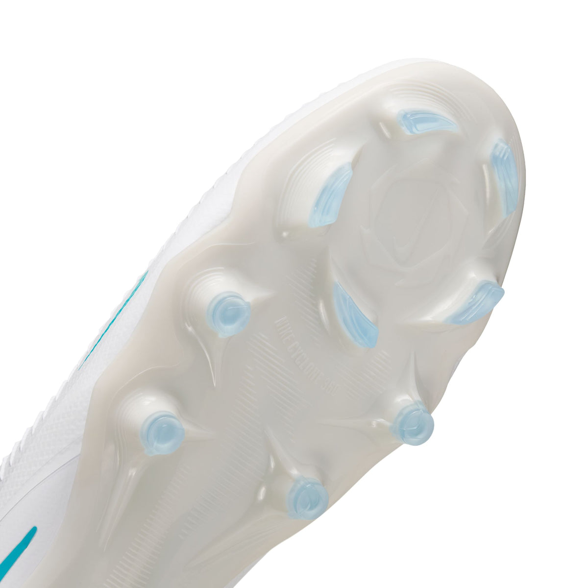Nike Phantom 6 Low Pro FG Firm Ground Soccer Cleat - White/White/Dusty Cactus