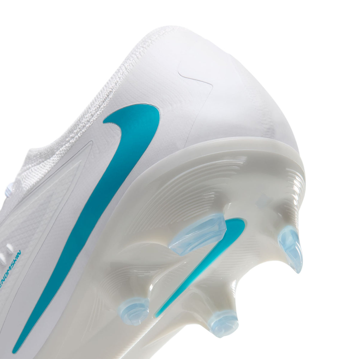 Nike Phantom 6 Low Pro FG Firm Ground Soccer Cleat - White/White/Dusty Cactus