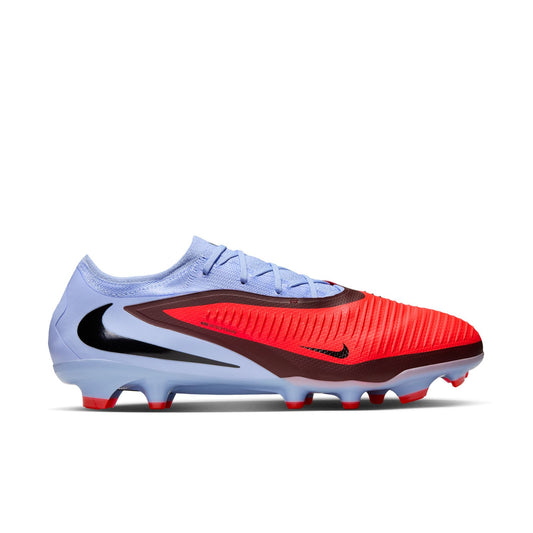 Nike Phantom 6 Low Pro FG Firm-Ground Soccer Cleats -Royal Tint/Bright Crimson