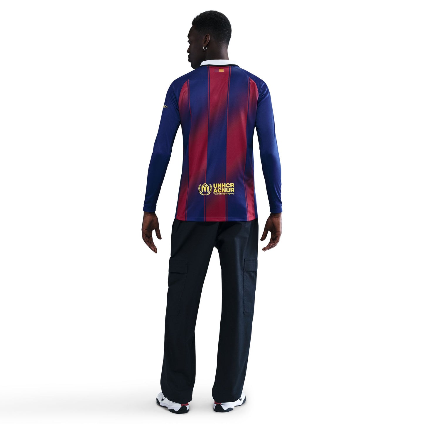 Nike Men's Replica FC Barcelona 25/26 Home Long Sleeve Jersey
