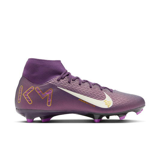 Nike "Kylian Mbappe" Mercurial Superfly 10 Academy FG Firm Ground Soccer Cleat - Grand Purple/Pale Ivory