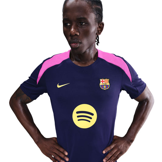 Nike Men's FC Barcelona Strike 25/26 Training Jersey - Imperial Purple/Midwest Gold