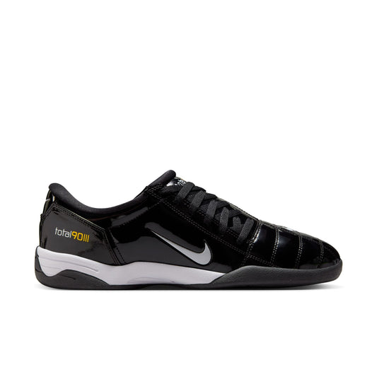 Nike T90 SP Indoor Soccer Shoe - Black/White/Metallic Silver