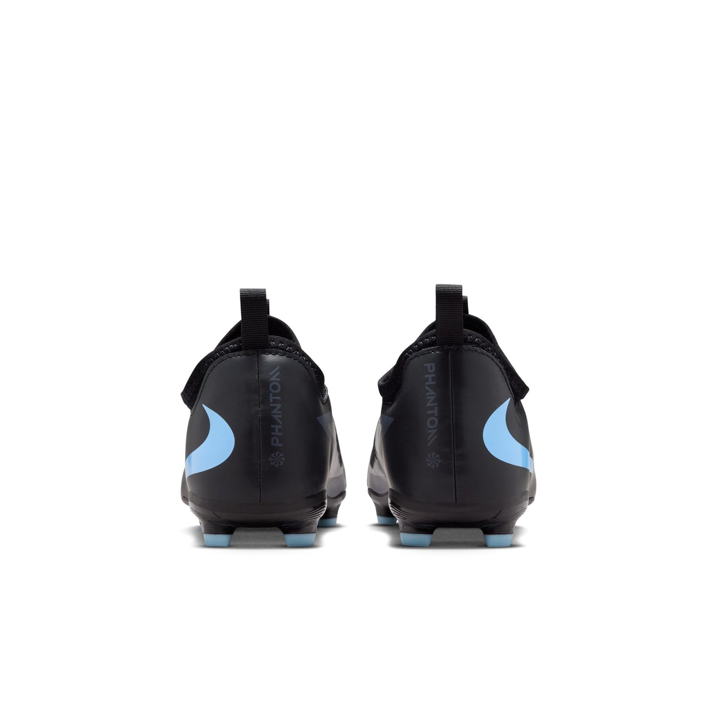 Nike Junior Phantom 6 Low Academy FG Firm Ground Soccer Cleat - Black/Ice Blue