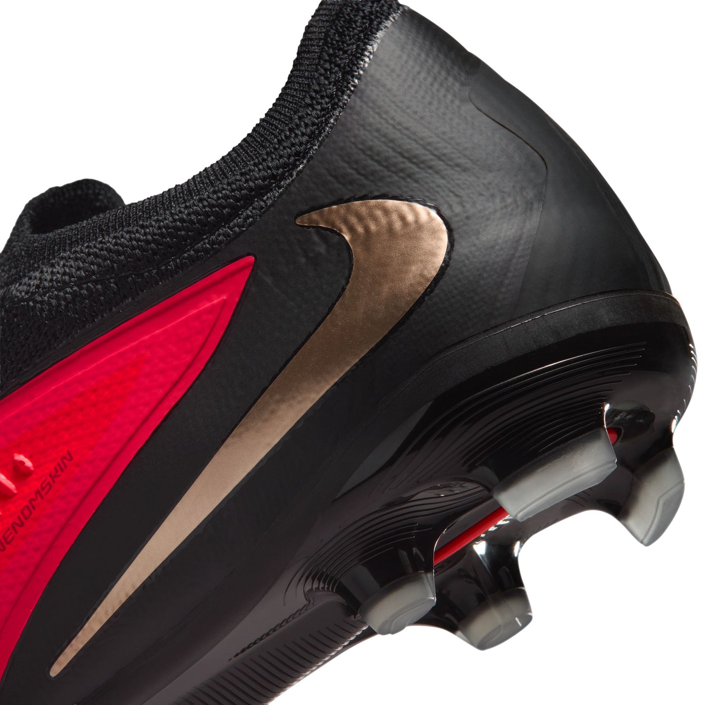 Nike Junior Phantom 6 Low Pro FG Firm Ground Soccer Cleat - Bright Crimson/Black/Bright Crimson