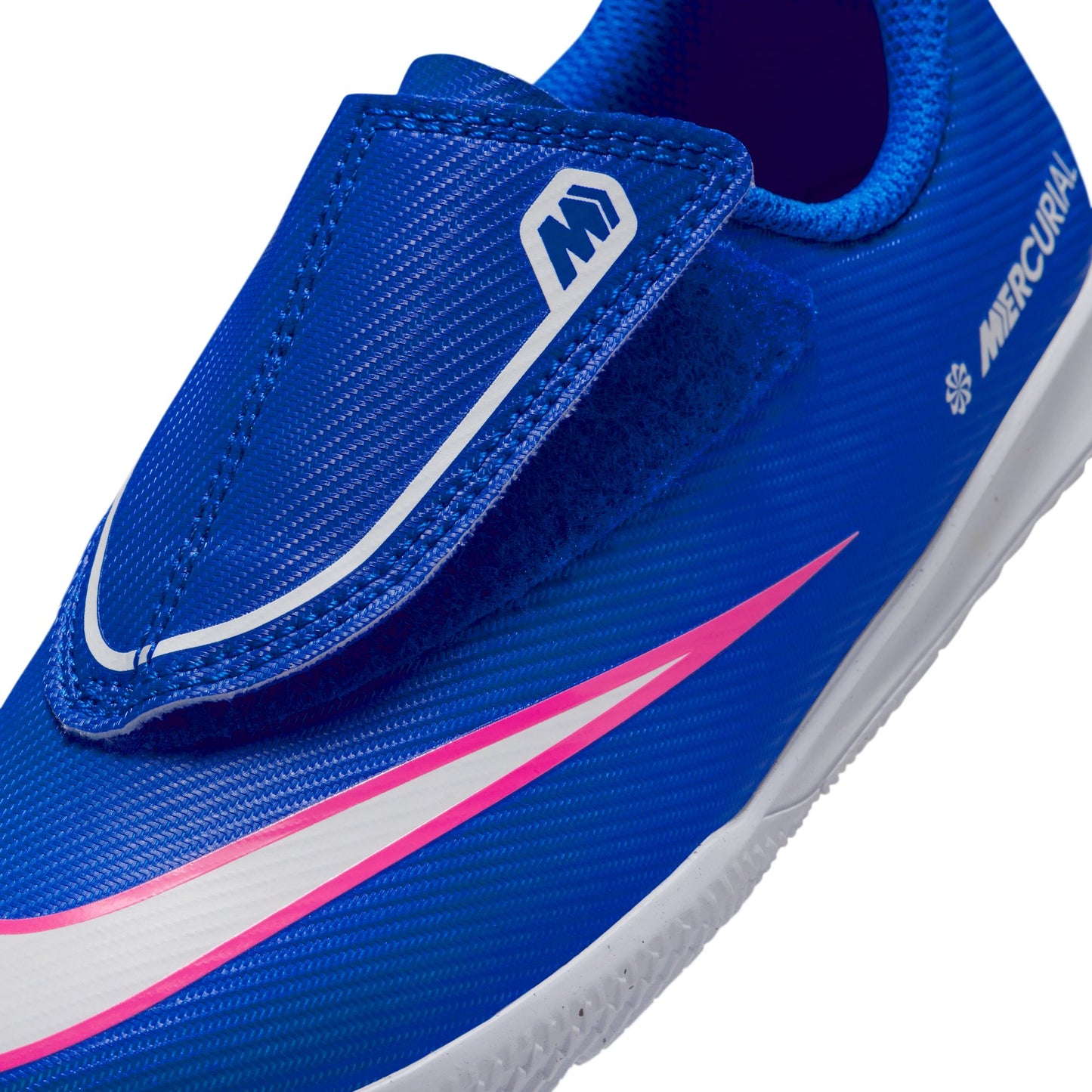 Nike Junior Mercurial Vapor 16 Club IC PS(V) Indoor Soccer Shoe - Racer Blue/White