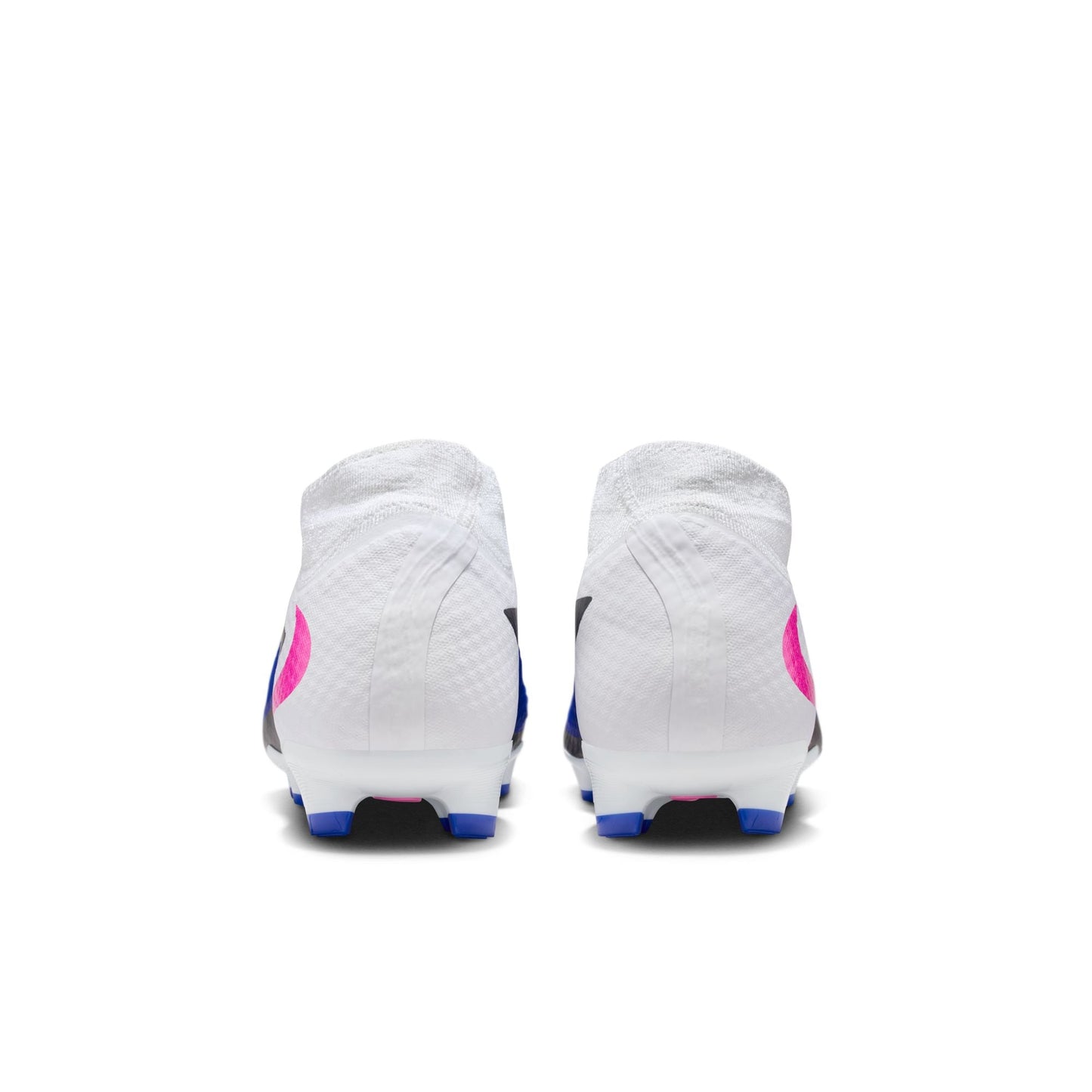 Nike Phantom 6 High Academy FG Firm Ground Soccer Cleat - Racer Blue/Pink Blast/White
