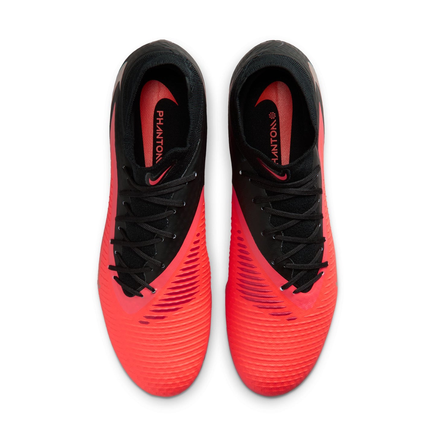 Nike Phantom 6 High Academy FG Firm Ground Soccer Cleat - Bright Crimson/Blur/Black