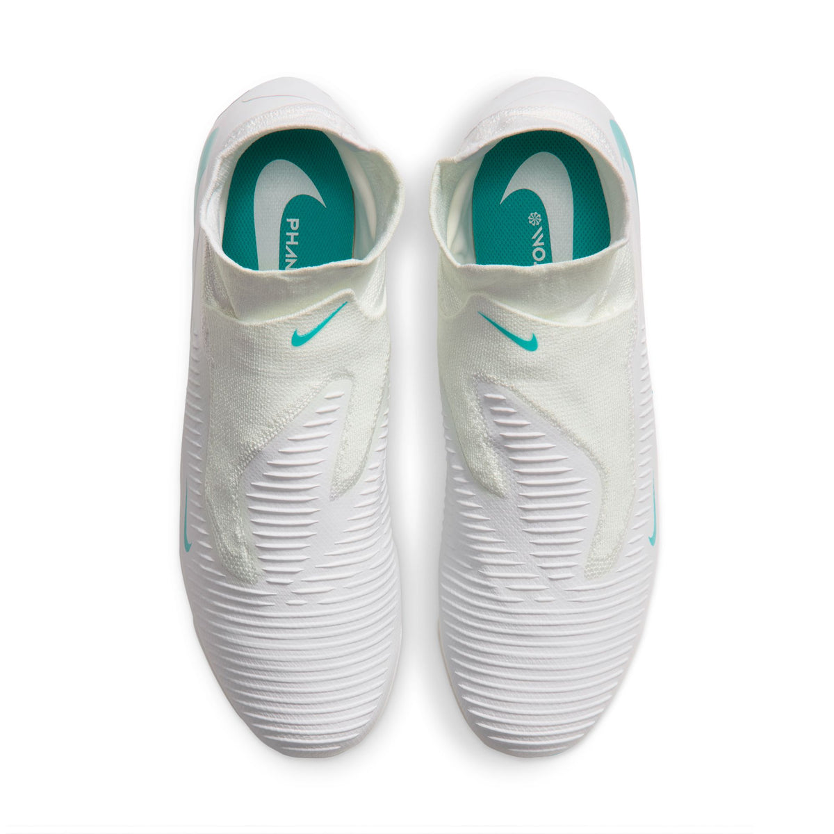 Nike Phantom 6 High Pro FG Firm Ground Soccer Cleat - White/White/Dusty Cactus