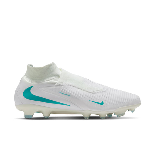 Nike Phantom 6 High Pro FG Firm Ground Soccer Cleat - White/White/Dusty Cactus