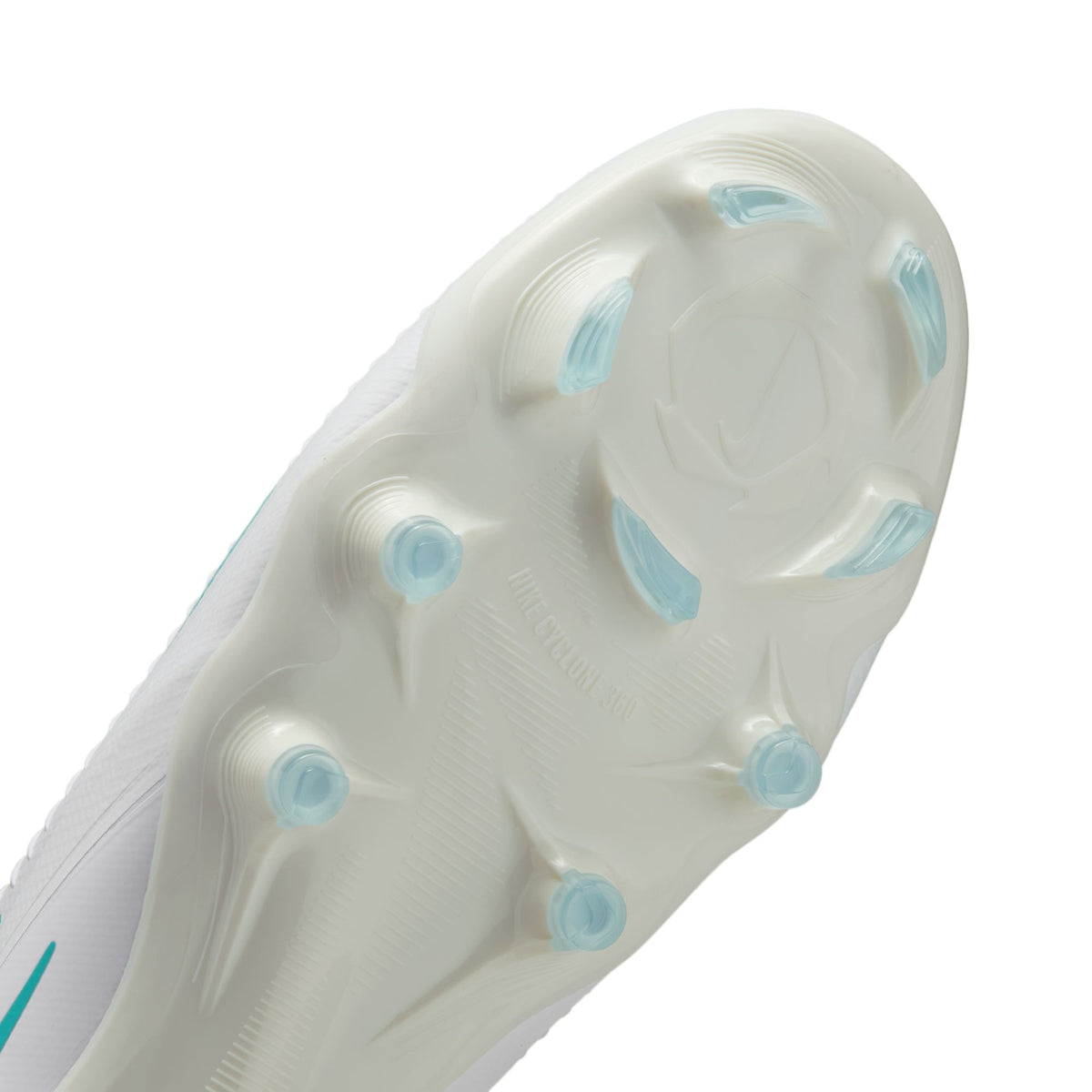 Nike Phantom 6 High Pro FG Firm Ground Soccer Cleat - White/White/Dusty Cactus