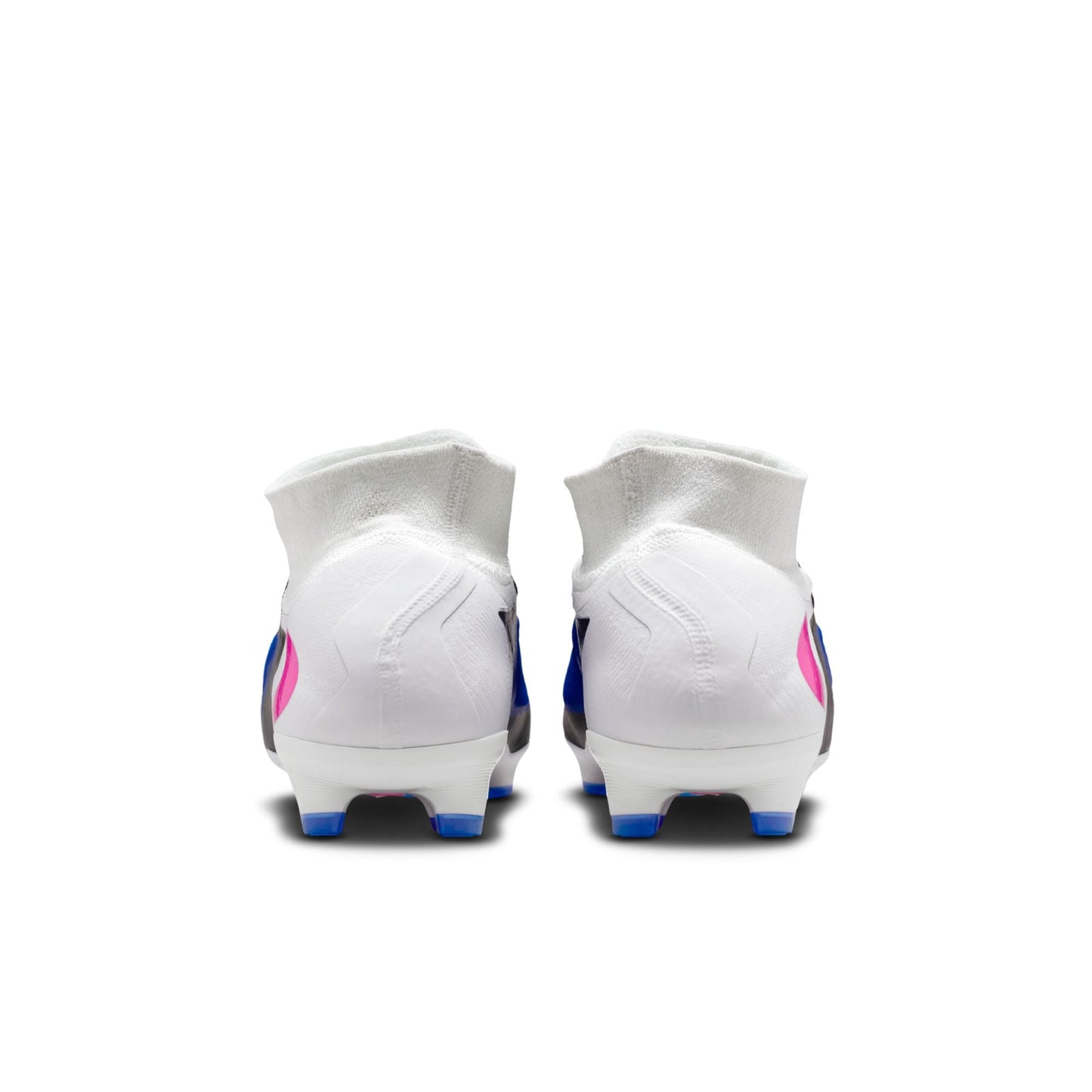 Nike Phantom 6 High Pro FG Firm Ground Soccer Cleat - Racer Blue/Pink Blast/White