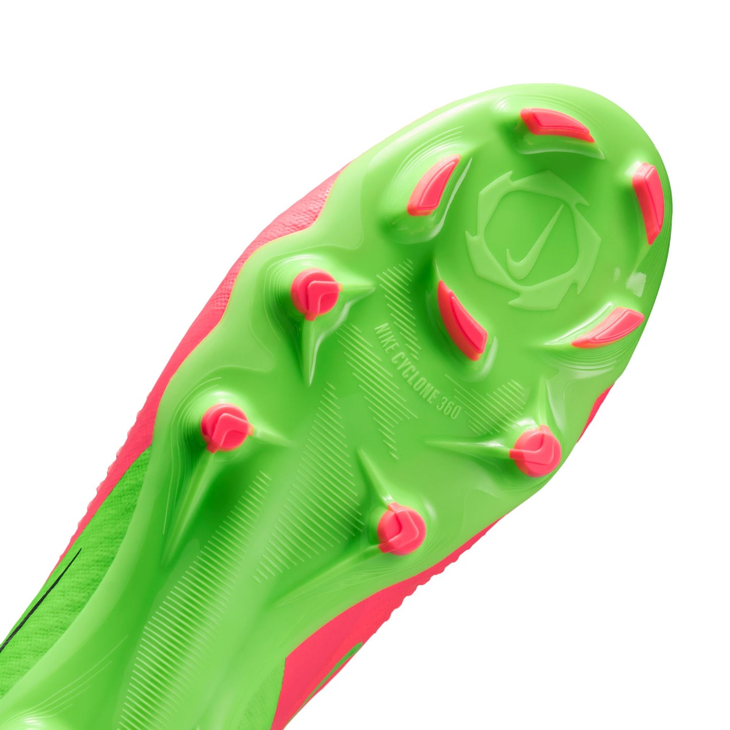 Nike Phantom 6 Low "Erling Haaland" Academy FG Firm Ground Soccer Cleat - Hot Punch/Black/Green Strike