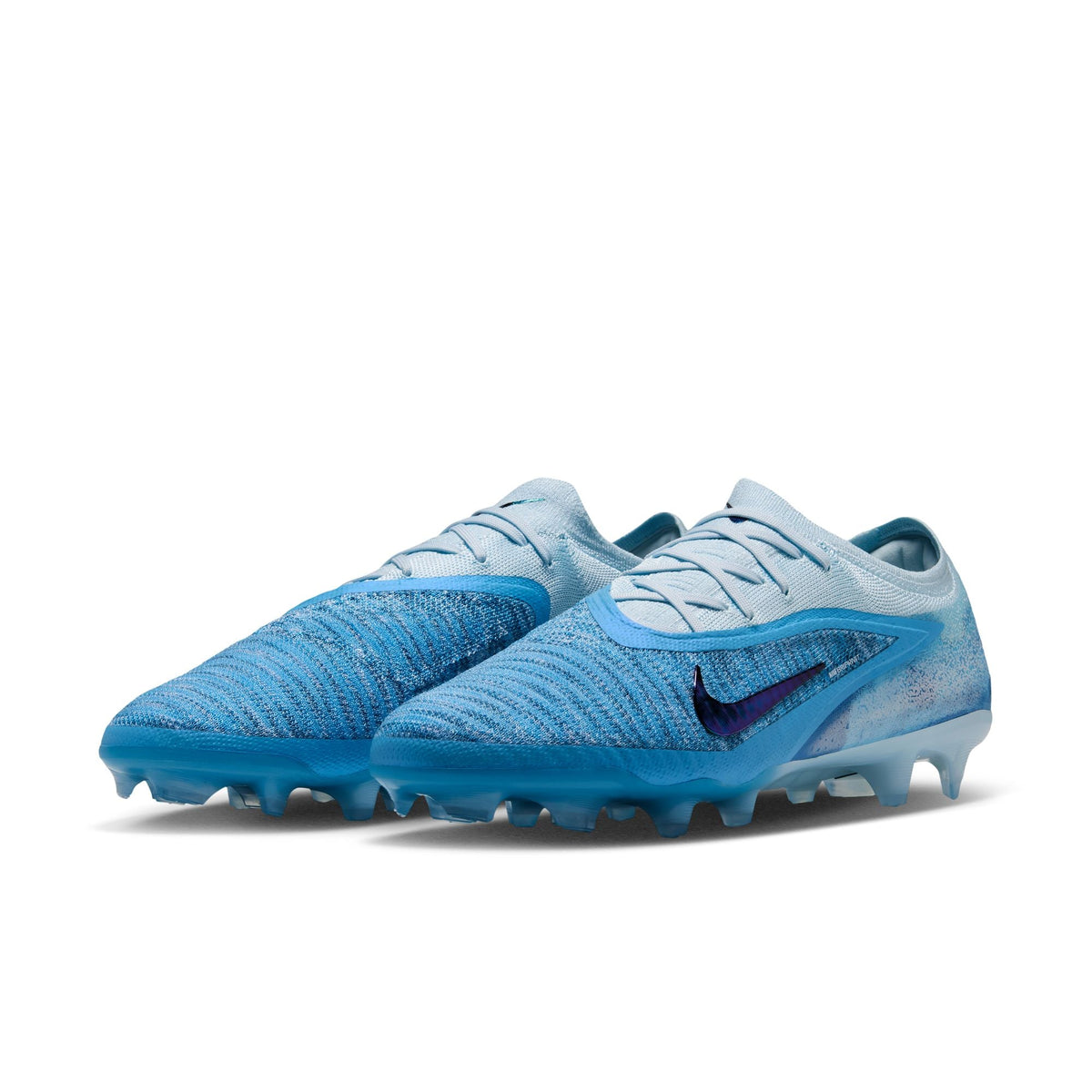 Nike Phantom 6 Low Elite "Erling Haaland" FG Firm Ground Soccer Cleats - Baltic Blue/Blue Eclipse/Glacier Blue