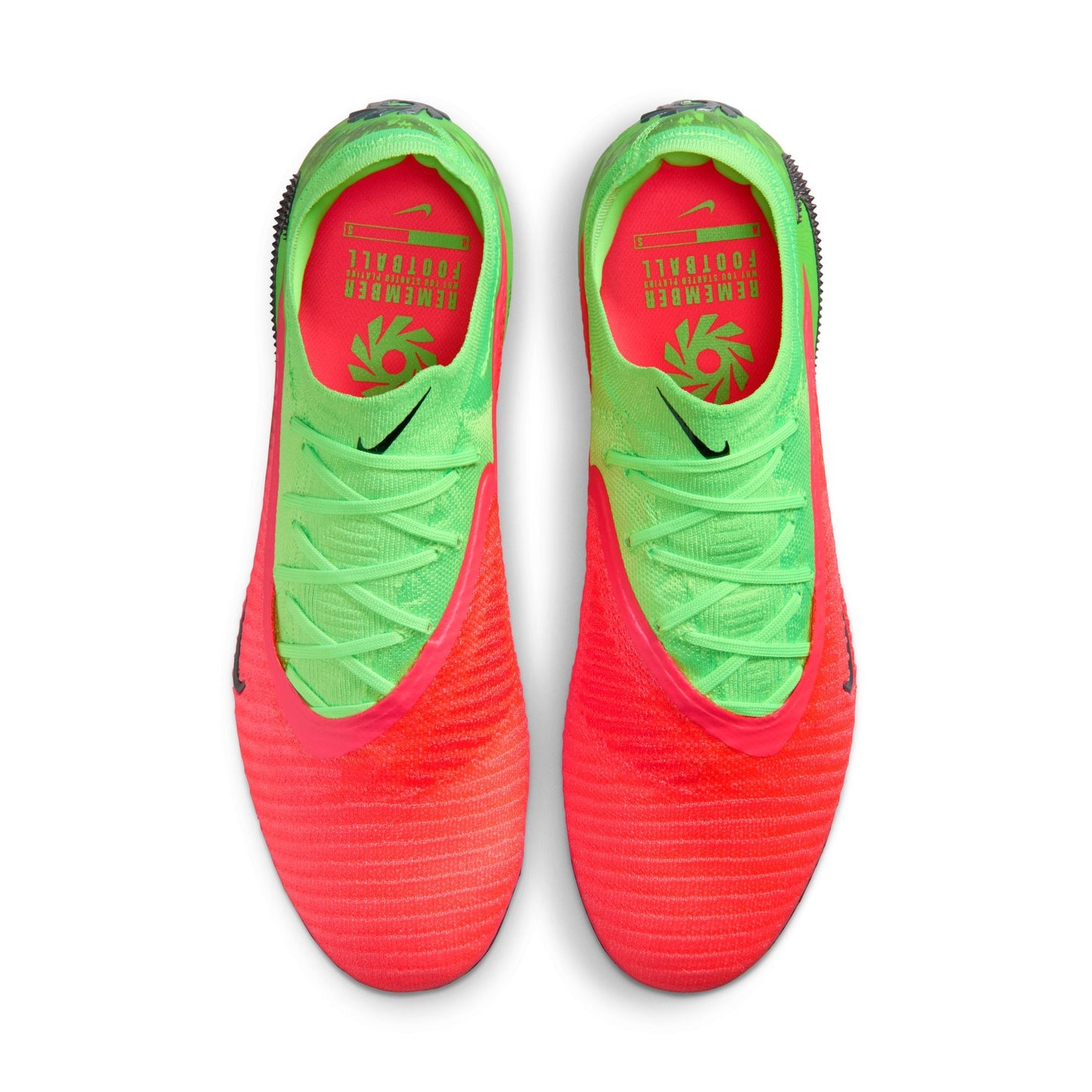 Nike Phantom 6 Low Elite "Erling Haaland" FG Firm Ground Soccer Cleat - Hot Punch/Black/Green Strike