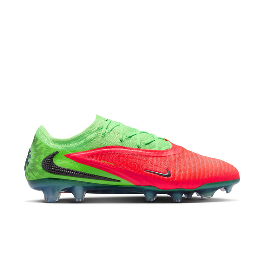 Nike Phantom 6 Low Elite "Erling Haaland" FG Firm Ground Soccer Cleats - Hot Punch/Black/Green Strike