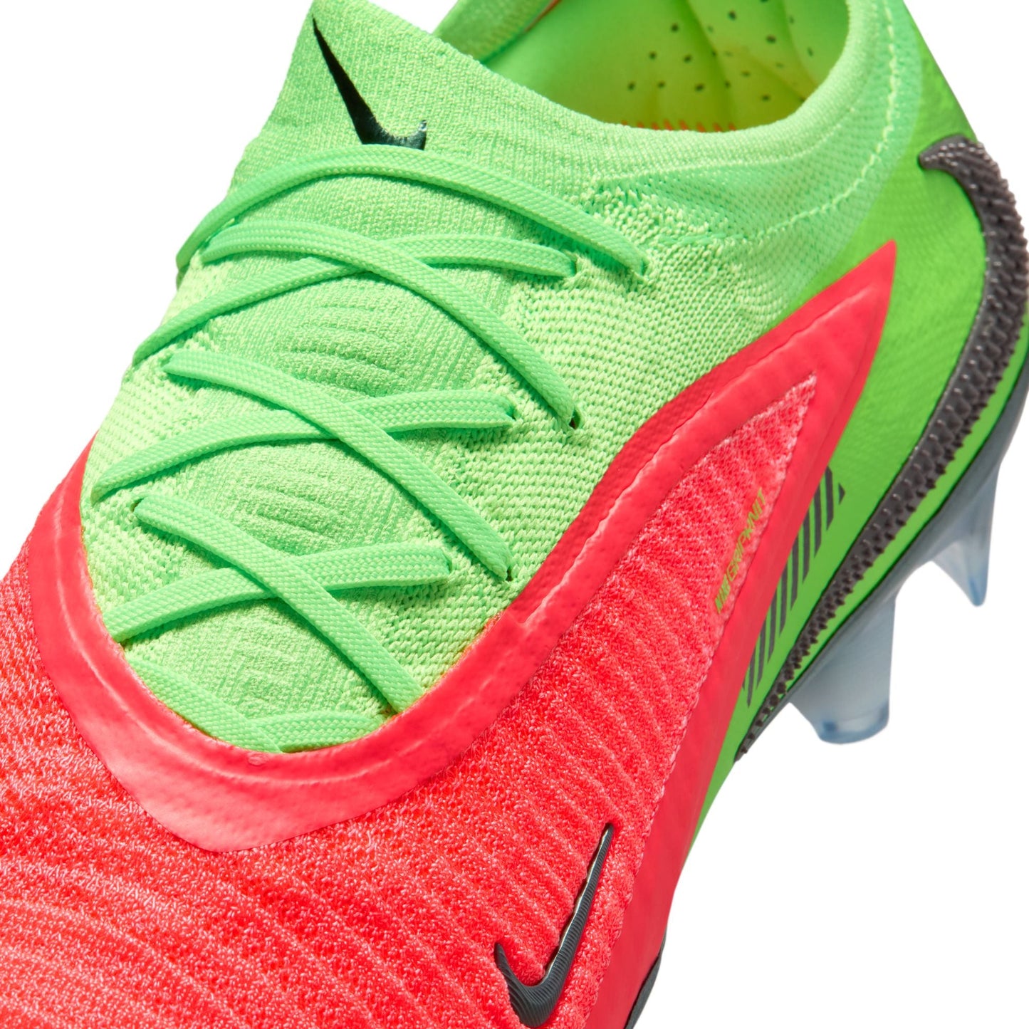 Nike Phantom 6 Low Elite "Erling Haaland" FG Firm Ground Soccer Cleat - Hot Punch/Black/Green Strike