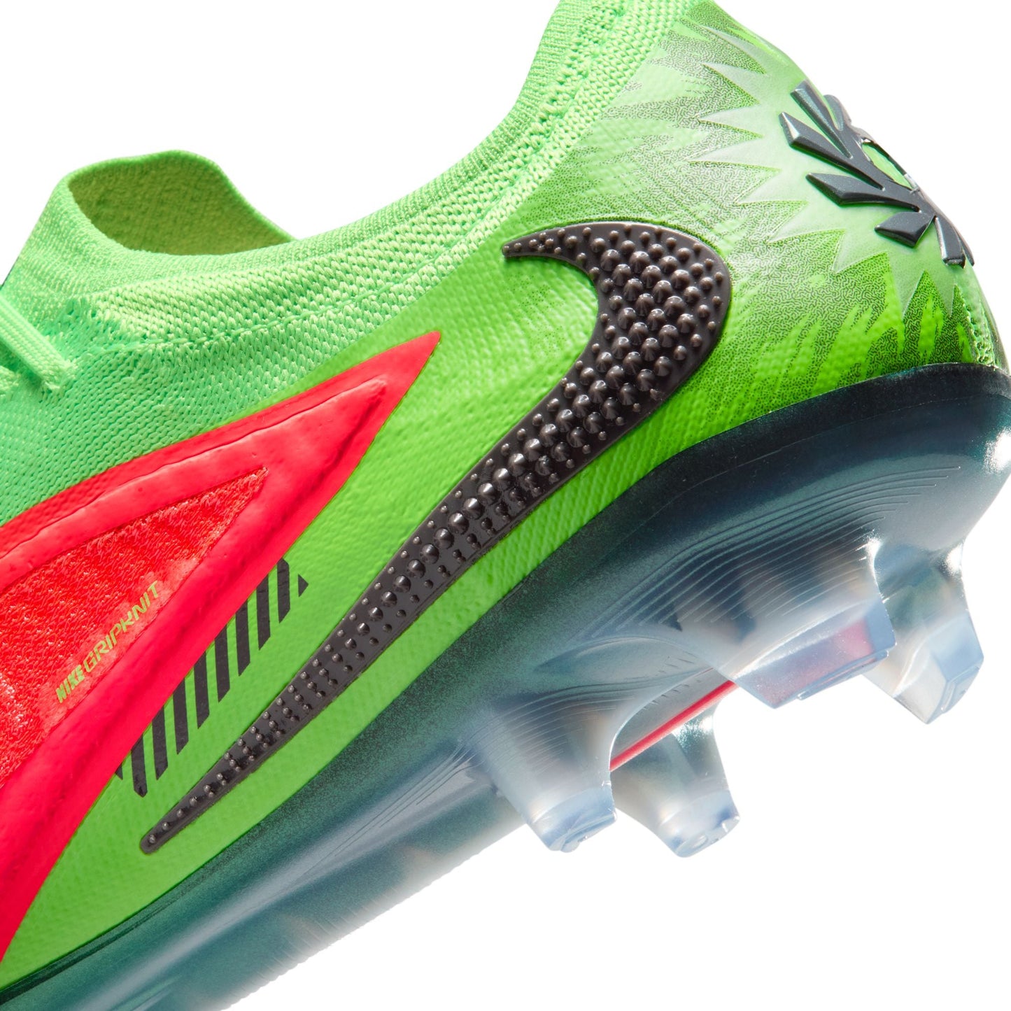 Nike Phantom 6 Low Elite "Erling Haaland" FG Firm Ground Soccer Cleat - Hot Punch/Black/Green Strike