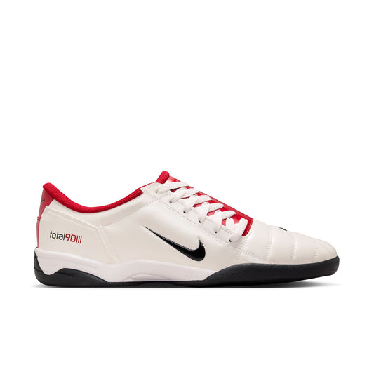 Nike T90 SP Indoor Soccer Shoe - White/Black-Gym Red