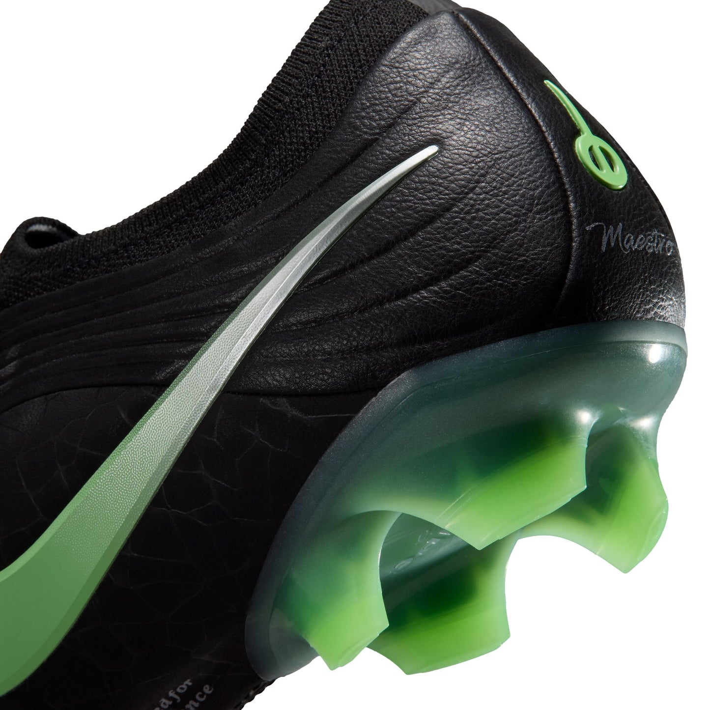Nike Tiempo Maestro Elite FG Firm Ground Soccer Cleats- Black/Illusion Green/Black
