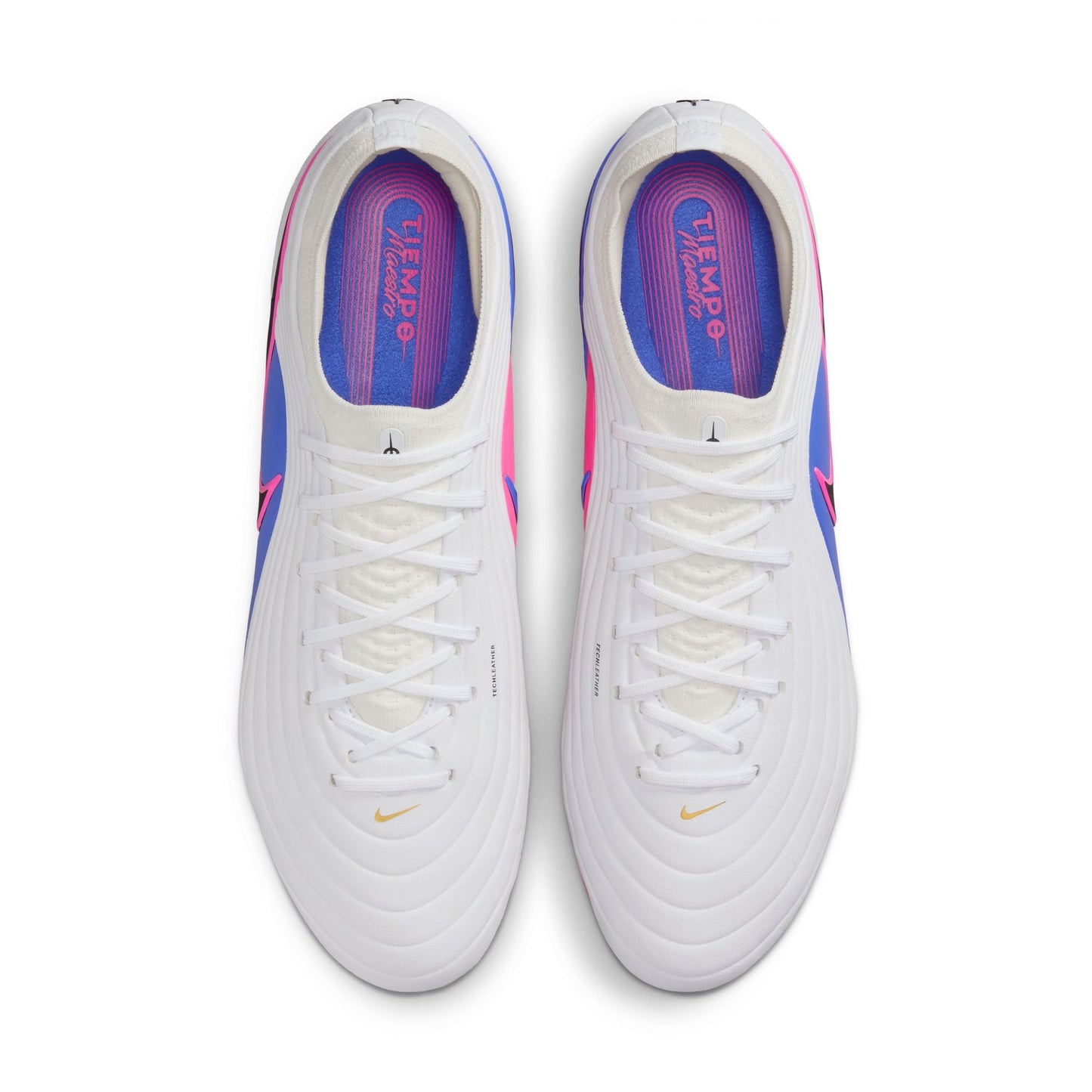 Nike Tiempo Maestro Elite FG Firm Ground Soccer Cleat - White/Black/Racer Blue/Pink Blast